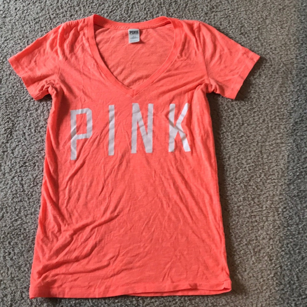 Victoria’s Secret PINK  Orange Sleep Shirt